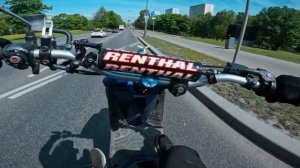 Килл Стрит по Москве на утке. Стант на Yamaha bws #01