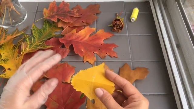 Как сделать розы из листьев. смотреть онлайн