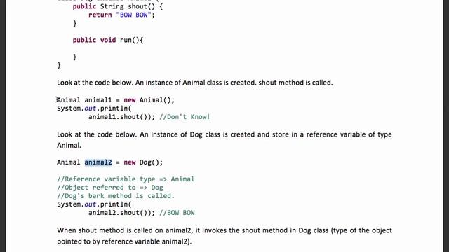 18 Polymorphism and instanceof