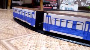 Крымский Электропоезд ЭП2Д из картона