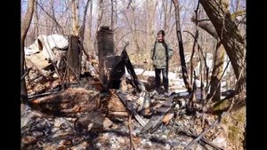 В Чебоксарах бомж живет в землянке