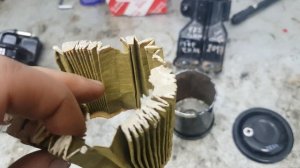 Поддельный топливный фильтр 23300-31100, Прадо 120, 4.0L.