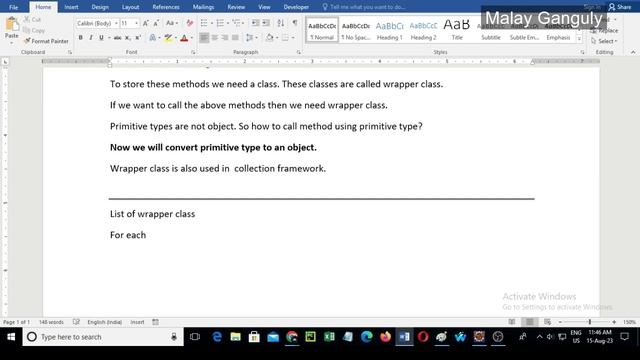 Core Java  Class-19  ? Creating Our Own Exception ? Wrapper Class