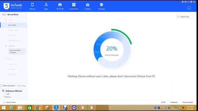 3uTools 1% Error Connection FIXED.
