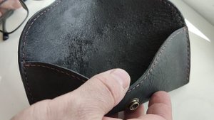 Чехол для очков из натуральной кожи
