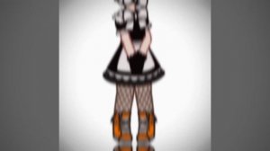 Скретч в костюме горничной)