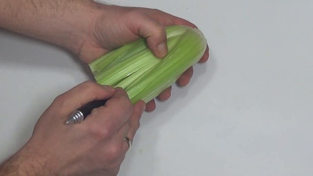 #164 How to make ultra simple celery flower with only one knife - carving garnish for beginners смотреть онлайн