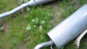 Калина 1.6 без глушителя на холостом