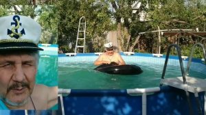 Два месяца бассейн без химии.Вода чистейшая. Лето еще не кончилось!#бассейн