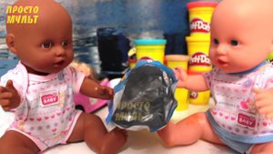 Куклы Пупсики Артёмка и Амелия Съели Чипсики
