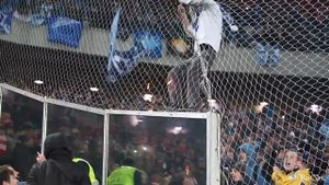 Spartak and Zenit fans / Стычка фанатов Спартак и Зенита