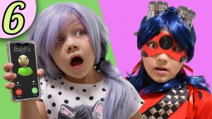 Вирус Baldi's ! Ледибаг из будущего! Эмили спасает Плагга! Серия 6