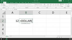 How To: Use The Dollar Function in Excel