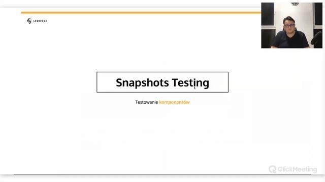 Testy jednostkowe aplikacji napisanej w React.js- webinar JS смотреть онлайн