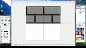 06.  Gimp.  Бесшовная текстура кирпичной кладки