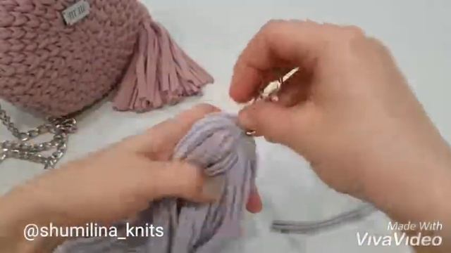 ВИДЕОУРОК - КИСТОЧКА ИЗ ТРИКОТАЖНОЙ ПРЯЖИ