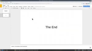Видеомонтаж с OpenShot. Шаг 1. Готовим простые титры в слайдах Google