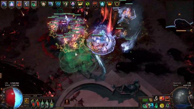 Path of Exile 3.9 Sirus, Awakener of Worlds tier5 fight. Baron Necromancer смотреть онлайн