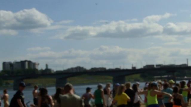 Город Пермь Река Кама + Городской Пляж +танцы смотреть онлайн