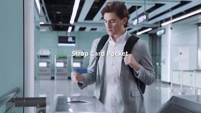 Мужской деловой рюкзак BOPAI 61-07311 черный смотреть онлайн