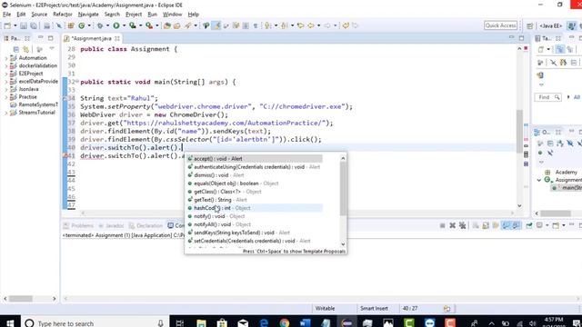 17 Handling Java Alerts using Selenium Webdriver смотреть онлайн