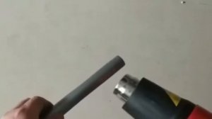Восстановление трубы из сшитого полиэтилена феном