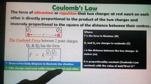 EXCEL!! PHYSICS COULOMB'S LAW GRADE 11 & 12