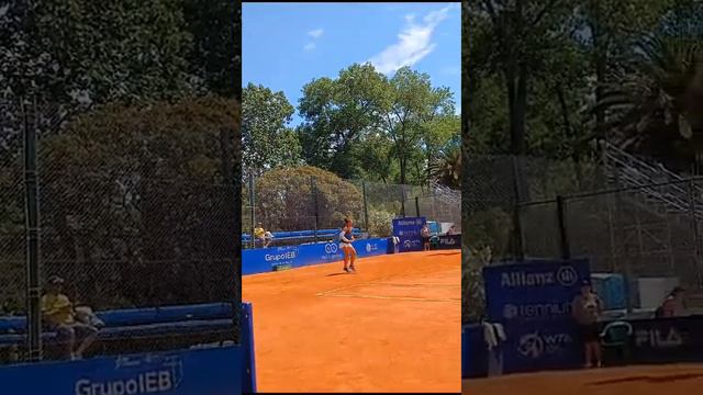 Sara Errani, finalista de Roland Garros 2012, disputando el Argentina Open