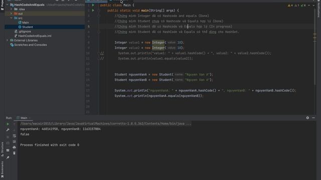 How to get why need to override hashcode and equals ?? смотреть онлайн
