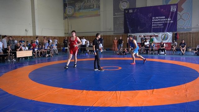 100 кг. Финал. Смирнов (респ. Марий Эл)-Дёмин (Алтайский край)  Юношеская Спартакиада России 2022г.