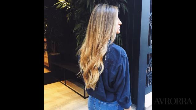 Модное окрашивание балаяж на темные волосы — Солнечные блики на локона смотреть онлайн