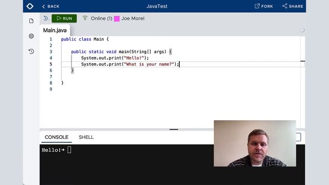 System.out.print() versus System.out.println() in Java смотреть онлайн