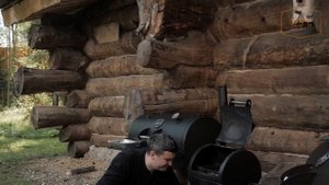 Техасский брискет в смокере/ Brisket Texas style in smoker