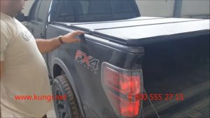 Жесткая трехсекционная алюминиевая крышка KRAMCO для пикапа