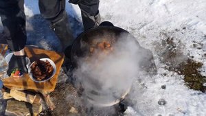 КАРТОШКА С САЛОМ В КАЗАНЕ