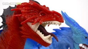 Tobot V Troll, Bigtrail transform combine! Big Troll! Defeat dinosaur with Steelcaptain! #DuDuPopTO