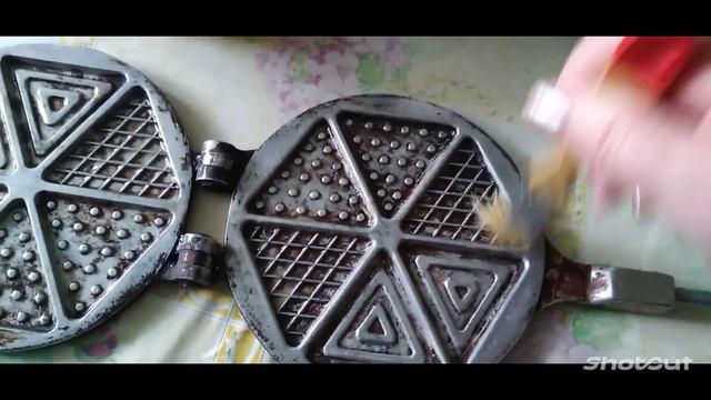 Печенье в форме  на газу "Треугольник". Рецепт