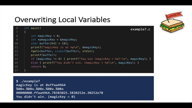 Format String Vulnerabilities Lunchbox смотреть онлайн