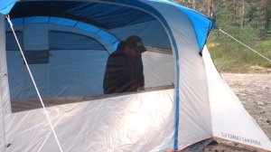 Кемпинговая палатка Quechua Arpenaz family 5.2 проект идеальный кемпинг