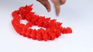 Articulated Dragon and Flexi 3D Printing Timelapse