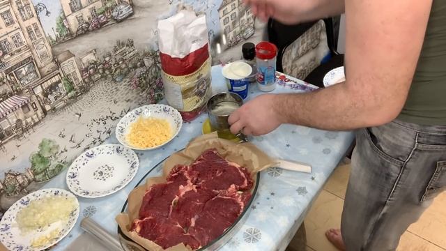Рецепт от Димы-ПП МЯСО по французски #семьятарлавиных