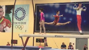 Шаповалова Кристина - Упражнения на бревне - CII