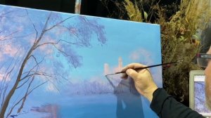 как нарисовать снег,иней,сугробы