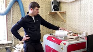 Вытяжка для лазерного станка. minimo 0503. Лазерная резка.