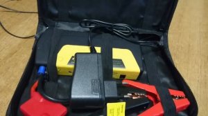 Бустер - пусковое зарядное устройство для запуска двигателя автомобиля. GKFLY JJ-JS-03. Пуск с АКБ.