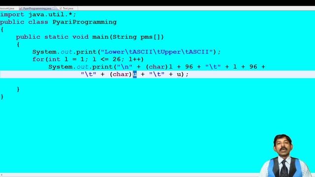 Java ASCII Table | Write a program to display ASCII table for Upper and Lower case characters смотреть онлайн