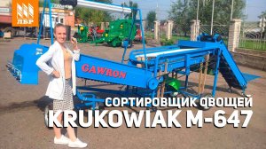 Сортировщик лука и картофеля Krukowiak M-647: кому подходит и как работает?