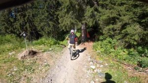 RIDING CRAZY DOWNHILL MTB TRAILS - CHATEL BIKE PARK