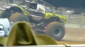 12-12-15 Okeechobee Monster truck showdown - Nitro Menace brake rotor glow