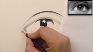 How to Draw a REALISTIC EYE (using only 2H & 4B grade pencils)